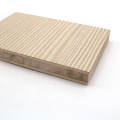 5 layers poplar core 19mm melamine film block board for kitchen cabinet door